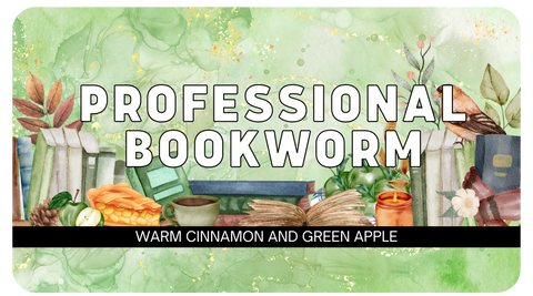 Professional Bookworm - Warm Cinnamon and Green Apple