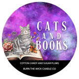 Cats and Books - Cotton Candy and Sugar Plums