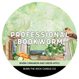 Professional Bookworm - Warm Cinnamon and Green Apple