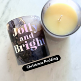 Jolly and Bright Set - Sugar Cookies and Christmas Pudding - 285g Soy Wax Candle Set