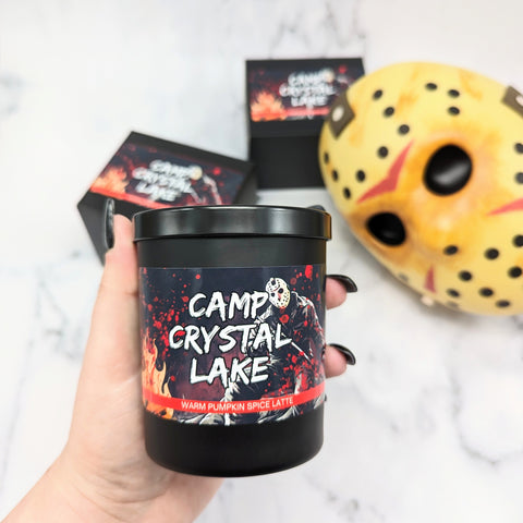 Camp Crystal Lake - Warm Pumpkin Spice Latte - Signature Size Soy Wax Candle