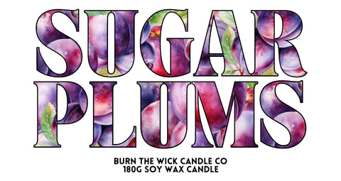 180g Sugar Plums Soy Wax Candle