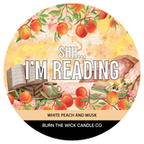 Shh... I'm Reading - White Peach and Musk